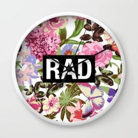 Rad Wall clock (Color: White)