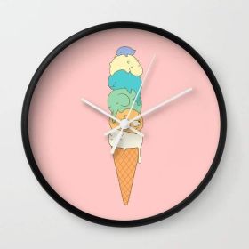 Melting Wall clock (Color: White)